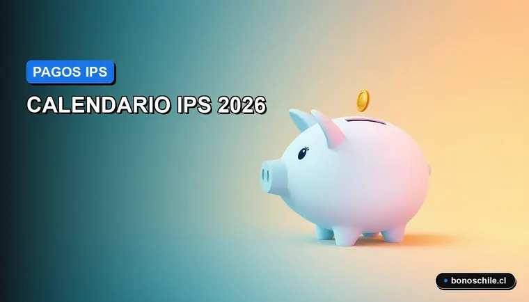 Calendario de pagos IPS 2026 en Chile, fechas oficiales para beneficios y subsidios