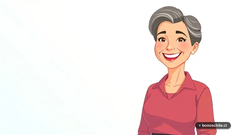 Mujer chilena postulando a la PGU con ClaveÚnica de forma digital
